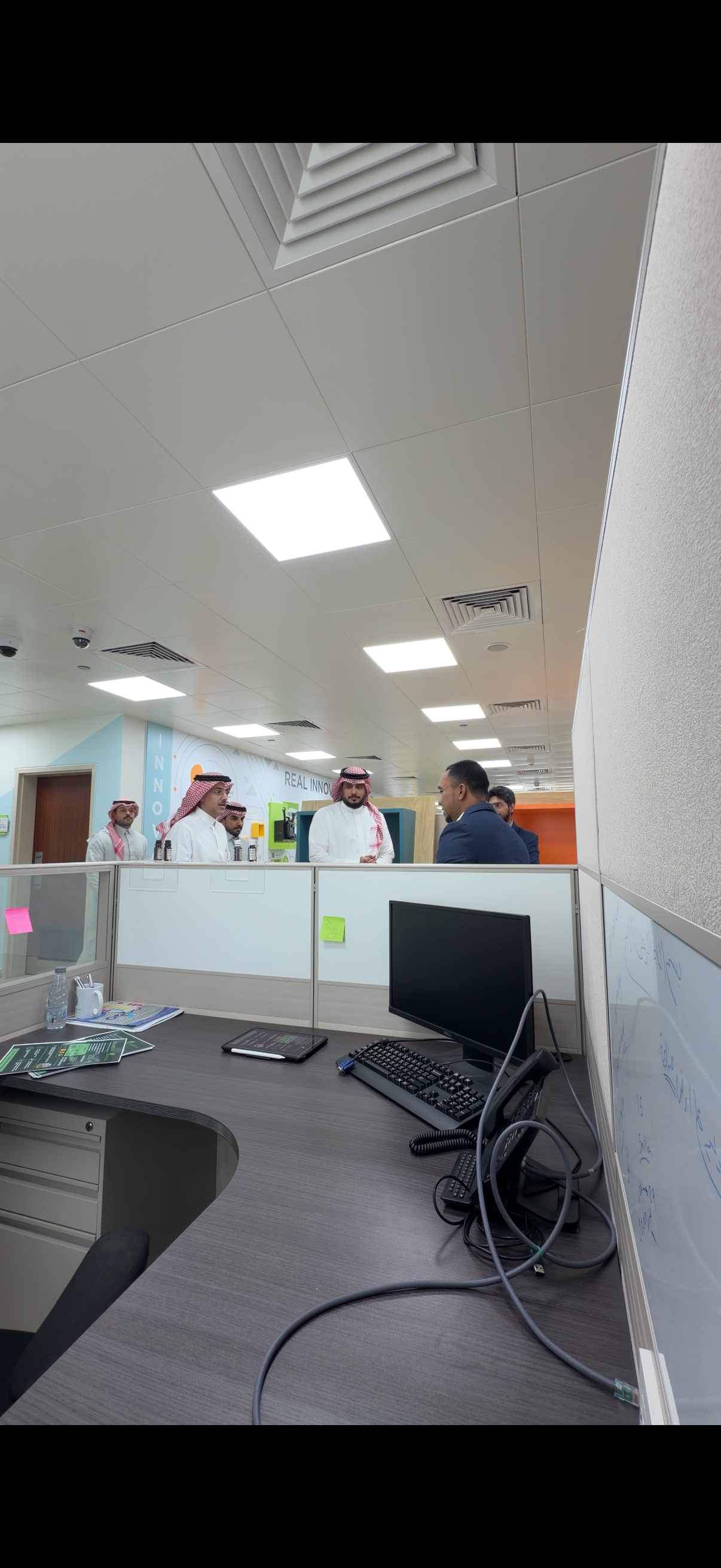 Ministry of Energy representatives visiting Verdenol booth